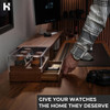Watch Box Organizer Para Hombres - Soporte De Reloj De 5 Pil 2