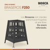 Fogonero Brasero Armable Cuadrado Bosca Fire Pit F250 Asador 1