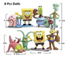 Kit De 11 Peças, Boneco De Ação Da Série Bob Esponja, Brinqu 5