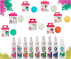 Kit 9 Corante Gel Concentrado 7 Glitter Furtacor Comestível 0
