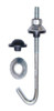 Tornillo Gancho J Completo Para Techo 1/4 X 150mm X 50 U 0