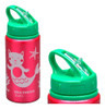 Garrafinha Squeeze Infantil Alumínio 500ml Canudo Retratil 1