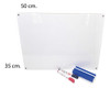 Pizarra/pizarrón Blanca 50x35 + Accesorios. 1