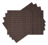 Conjunto Jogo Americano Bambu Marrom - Mimo Style 2