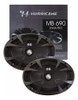 Par Alto Falante Medio Grave Hurricane Pro Mb690 6x9 460w 0