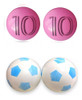 30 Pelotas Playa Goma Surtidos  Pack X  30 Unidades (15+15) 0