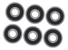 Rolamento: 10 Peças Deep Groove Ball Rubber Extra Series 1