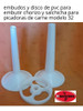 Embudos Y Disco De Pvc P/embutir Chorizo Y Salchicha Mod 32 2