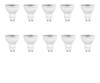 Kit 10 Lâmpadas Mr16 Dicróica Dimerizável Led 7w 6000k 127v 0