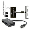 Usb Otg Micro Hub Sd Tarjeta Lector Adaptador Teléfono Table 2