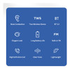 Dispositivo De Áudio Som Estéreo Portátil Loud Wirelessly Bo 5