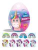 3 Und Ovos Slime Surpresa Unicórnio 140g - Doce Brinquedo 1