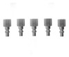 Kit 5 Conector Engate Rapido 1/4 F Rf Compressor 2