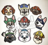 Parches Apliques Bordados Paw Patrol 0