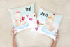 Plantilla Para Sublimar Almohadones Pareja Dibujitos 3