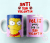 Anti San Valentin Plantillas Para Sublimar Tazas Enamorados 1