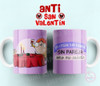 Anti San Valentin Plantillas Para Sublimar Tazas Enamorados 4