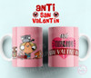 Anti San Valentin Plantillas Para Sublimar Tazas Enamorados 5