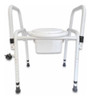 Inodoro Portátil Baño Desmontable Asiento Ortopédico Timbre 4