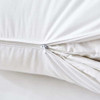 Almohada De Plumas De Ganso De Capa Ajustable Three Geese, A 1