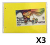Pack X3 Repuesto Dibujo Luma N° 5 Colores 6 Hojas 0