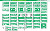 Cartel Seguridad Alto Impacto Pvc 14x41cm Oferta!!! 1