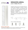 Rejilla Lineal Ducha Baño Desague 70cm Atrim Acero Inca 2en1 4
