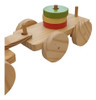 Tren Arrastre Encastre Super Grande 77 Cm Didactico Madera 7
