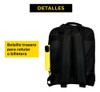 Mochila Matera Porta Notebook Equipo Completo Set Amarillo 7
