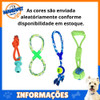 4 Brinquedo Pet Corda Resistente Interativo Cachorro Forte 2