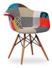 Silla Eames Patchwork Con Apoyabrazo 3