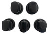 Perillas Negras Cocina Escorial Master Palace 6mm Kit X5 !!! 7