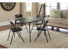 Juego De Mesa Y Silla Plegable Cosco 5piece Negro 2