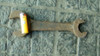 Antigua Llave Gigante De Ferrocarril Hierro Macizo 2