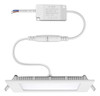 Plafon Painel Quadrado Embutir 24w Elgin Branco Frio 6500k 2