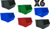 X6 Cajon Plastico Apilable Organizador Mini Contenedor 110mm 2