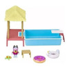 Bluey Set Pileta Natación C/ Figura Y Accesorios Original 2
