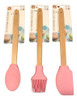 Set Utensilios De Silicona: Cuchara, Pincel Y Espátula 0