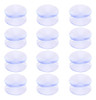 12 Pcs 10 X 30mm Transparente Dupla Face Sucção Borracha Pad 0