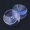 12 Pcs 10 X 30mm Transparente Dupla Face Sucção Borracha Pad 5