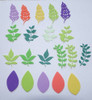 10 Hojas Árbol Formas En Goma Eva, Decoraciones, Elija Color 5