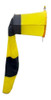 Biruta Windsock Amarelo E Preto 45cm Aeroind 3