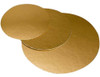 Bandejas De Carton Torta Descartable Disco Base Oro 16cm X50 0