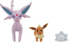 Pokemon Set X3 Figuras Eevee - Espeon - Snom 1