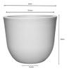 Vaso Decorativo Concept  Redondo N1 Wt 2