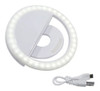 Aro Selfie Anillo Luz Led Recargable Usb Celular Blanco 1