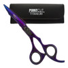 Kit Tijeras Microdentada + Pulir Pointcut Titanio Purple 6 4