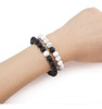 Distancia Pulseras Parejas/amigos Negro Blanco Paquete De Pi 1