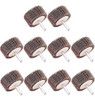 Koopi, Paquete De 10 Ruedas De Aleta De 2  X 1  X 1/4  , Mue 0