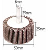 Koopi, Paquete De 10 Ruedas De Aleta De 2  X 1  X 1/4  , Mue 3